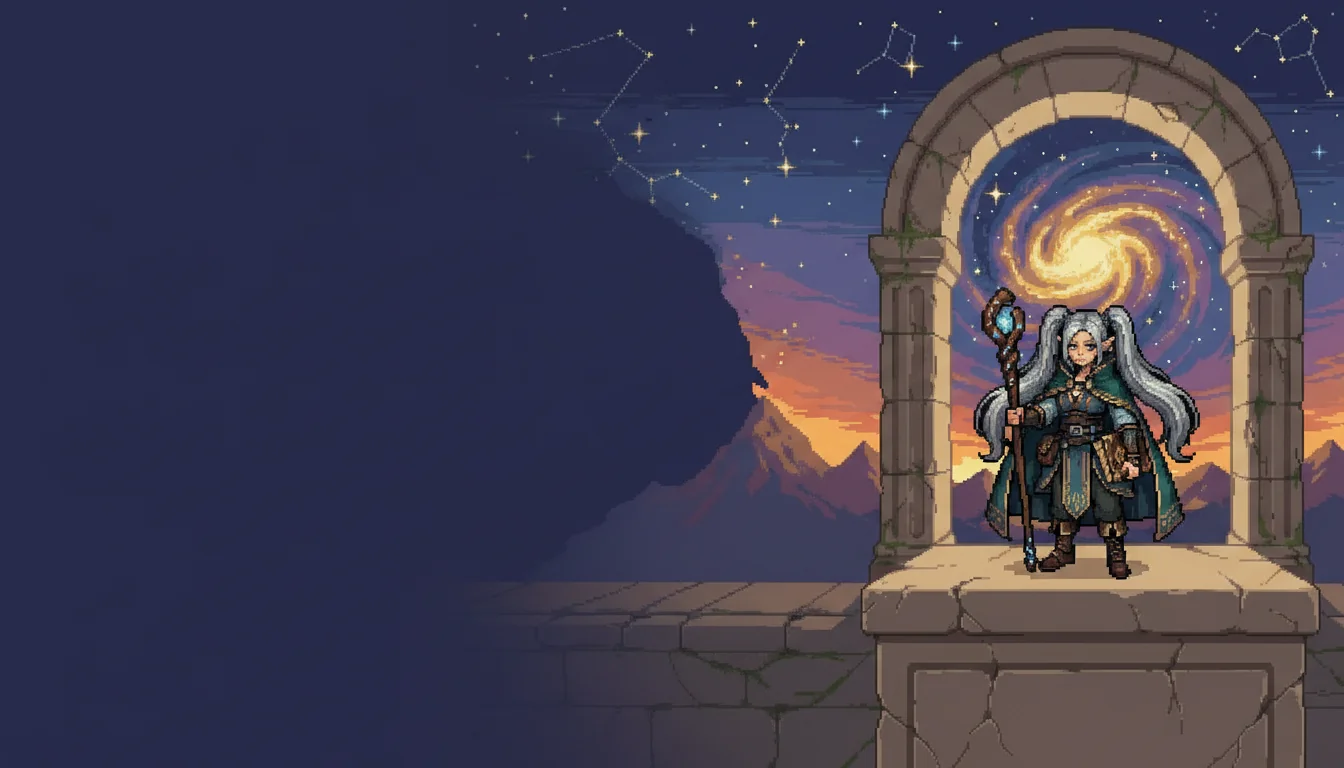 The Mage reading constellations
